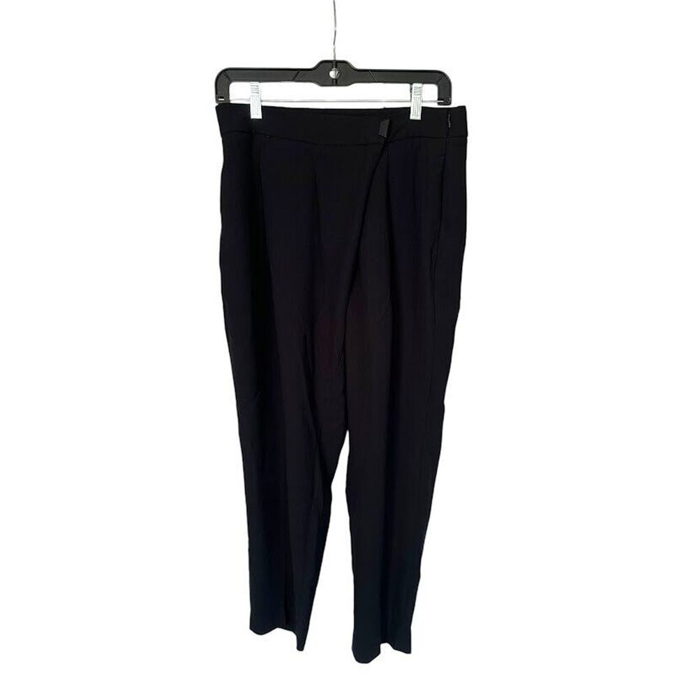White House Black Market WHBM Pants Black Size 6 The Tapered Ankle Dress Office‎